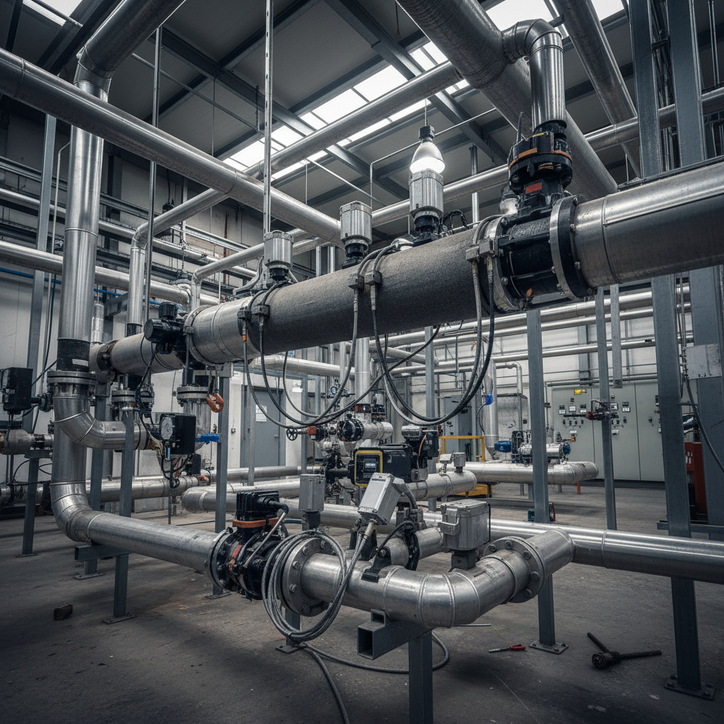 Rugged sensors attached to pipes and conduits